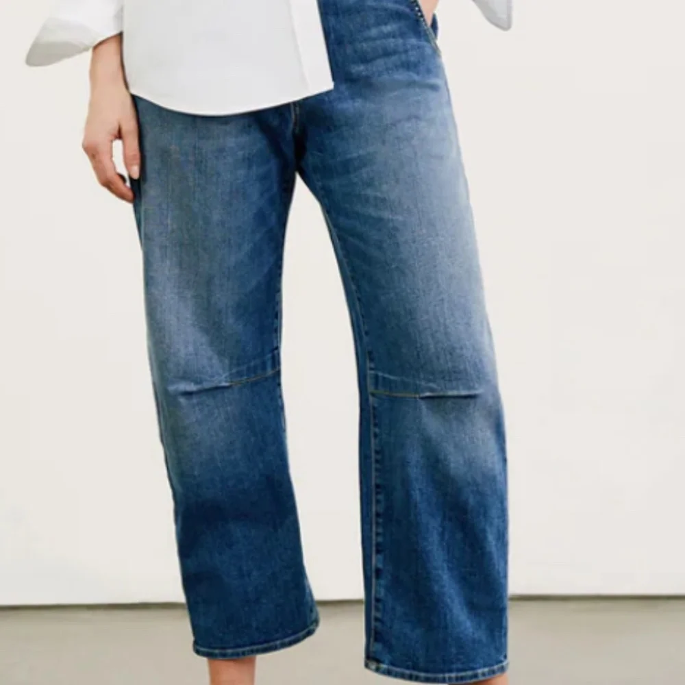 Nili lotan emerson jean 26 classic wash barrel crop - Picture 2 of 10